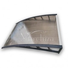 Copertina usa, marchiza modulara, Policarbonat celular Bronz, 150 x 100 cm